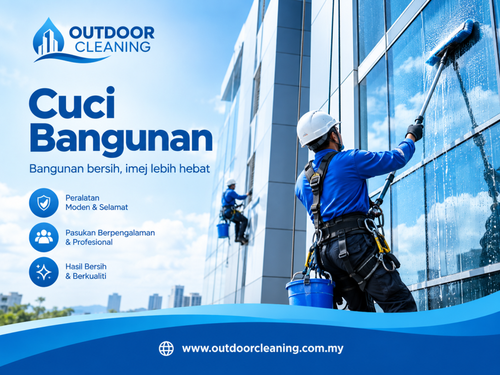 cuci bangunan